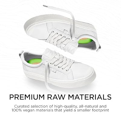 Cariuma OCA Low Premium Leather Sneakers, Comfortable Shoes for Women, Lightweight & Sustainable, Versatile Casual Footwear with 100% Vegan Insoles, Rubber