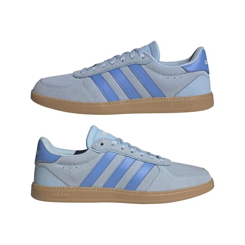 Image of adidas Womens Breaknet Sleek Sneakers Shoes Casual - Brown