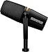 Shure MV7+ Podcast Dynamic Microphone with Articulating Desktop Boom Arm. OBS Certified, Enhanced Audio, LED Touch Panel, USB-C & XLR Outputs, Auto Level Mode, Digital Pop Filter, Reverb -Black