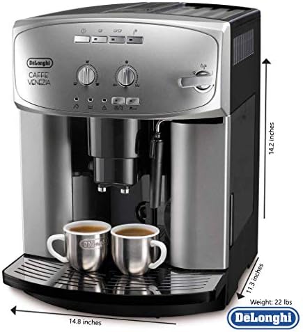 DeLonghi ESAM 2900 - Cafetera automática, 1.8 l, color negro - PREYCA