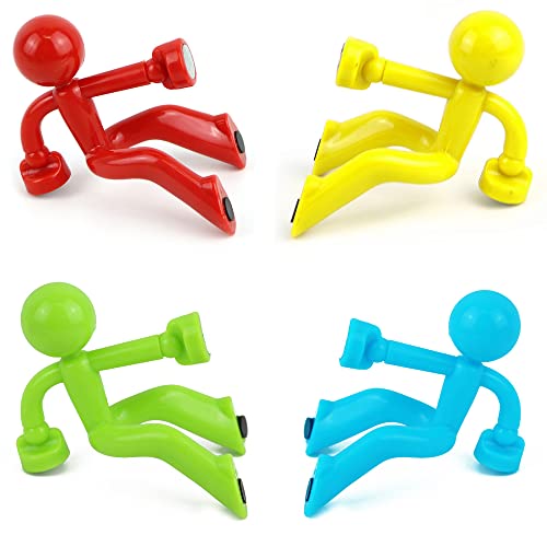 Hsthe Sea Lot de 4 porte-clés muraux magnétiques pour toute surface métallique