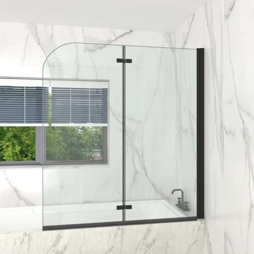 Paroi de douche pour baignoire pliante pour optimiser les petites pièces - 2