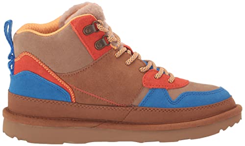 Ugg Boy's K Highland Hi Heritage Sneaker, Chestnut/Dive, 1 Little Kid #TOP5
