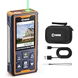 120M Metro laser, CIGMAN telecamera integrata, telemetro laser con fotocamera zoom 4x, schermo LCD, dispositivo di misurazione laser IP65, 16 modalità di misurazione per esterni, (CD-120G)