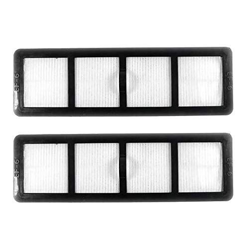 MaximalPower Replacement Vacuum Filter for Eureka Vac Part # EF6, EF-6, 69963-4, 83091-1, 83091, 69963 | Compatible with Eureka Vacuum models AS1000, AS1001, SM1155A, AS1008AX, AS3012A (2 Pack)