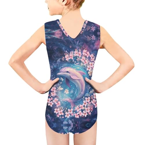 Image of Girls Swimsuit 3-14Y One Piece Swimwear Sleeveless Girls Bathing Suit