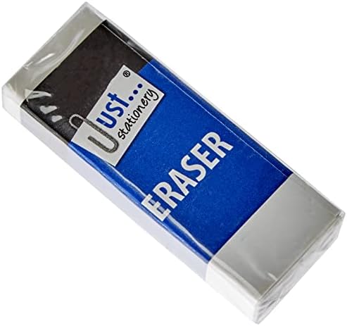 Just Stationery Eraser - White (Pack of 6)