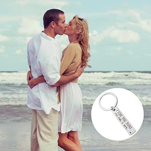 Couples Keychain I Love You More The End I Win Keyring Gifts for Boyfriend Girlfriend Husband Wife Keychains Gifts for Him Her Birthday Anniversary Valentine's Day - Image 5
