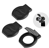 Webcam Cover, 3 Pack Webcam Privacy Shutter Protects Lens Cap Hood Cover with Strong Adhesive, Protecting Privacy and Security for Logitech HD Pro Webcam C920 & C930e & C922X