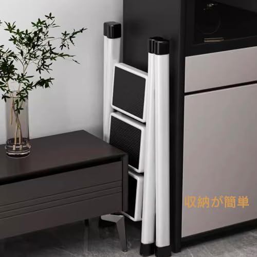 BEYOURCHOI 脚立 3段 脚立 鉄 折りたたみ 脚立 軽量 足場台 の商品画像 3