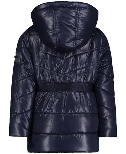 Image of Nautica Girls' Heavyweight Hooded Winter Puffer Coat With Full Length Zipper