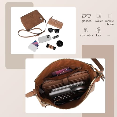 Crossbody Bags For Women Classic Shoulder Purse Fashion Satchel Handbags PU Leather3