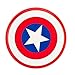 Scudo di Capitan America,Scudo morbido per bambini, sport di sicurezza per bambini in età prescolare giocattoli in materiale PU giocattolo per frisbee all'aperto 20cm