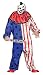 Fun World Men's Evil Clown Plsz Cstm, Multi, Plus Size