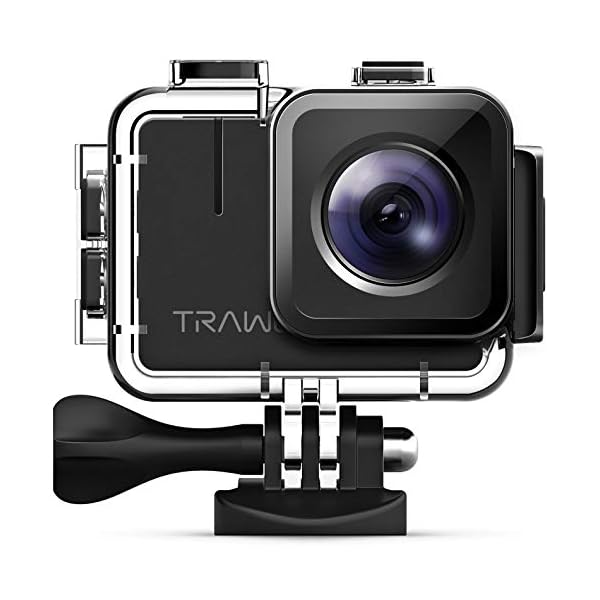 APEMAN Trawo Action Kamera 4K WiFi Ultra HD 20MP Unterwasser Wasserdicht 40M Camcorder mit 170 Grad Ultra-Weitwinkel Advanced Sensor EIS Stabilisierung Dual 1350 mAh Akkus