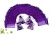 Wuligirl 100 PCS Drawstring Organza Bag 4x6 Purple Jewelry Pouches Baby Shower Party Wedding Favor Bags (100 pcs Purple, 4x6")
