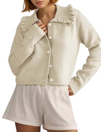 トップス Jersey frill cardigan Godzilla Varsity Cardigan | Official Apparel & Accessories