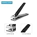 Nail Clippers Set, Sturdy Ultra Sharp Nail Clippers Fingernail and Toenail Clipper with Elegant Tin Case