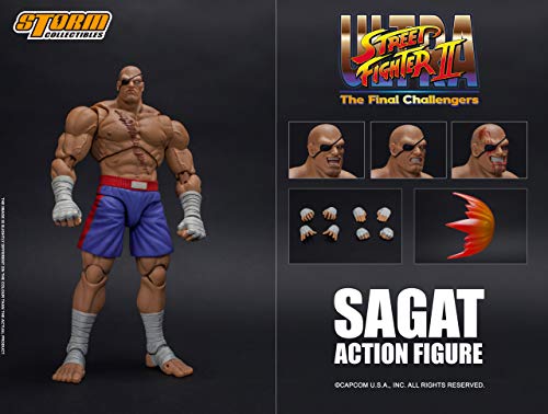 Storm Collectibles 1/12 Sagat Street Fighter Action Figure #TOP6