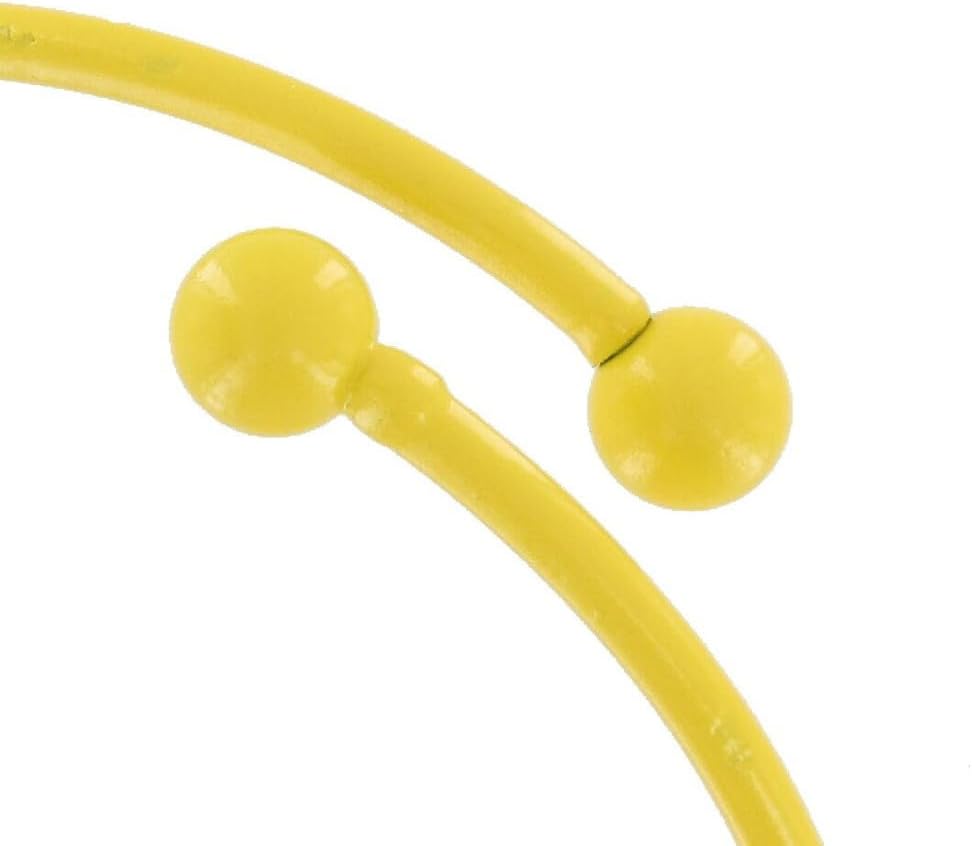 Yellow Retro Plain Enamel Wrap Around Layering Bracelet 1970s Fashion Bracelets for Women Trendy Accessories for Women Stylish Additions