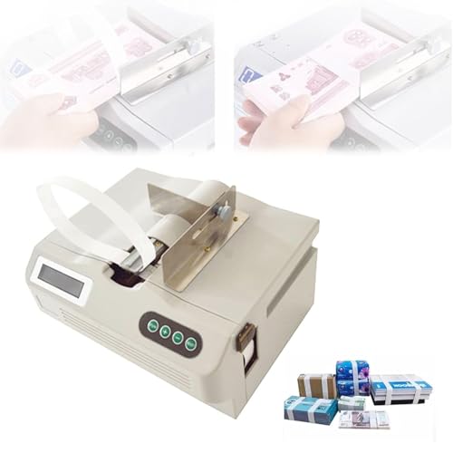 Rilegatrice automatica per banconote – Soluzione efficiente di reggiatura e raggruppamento di denaro con funzionalità di rilegatura a nastro di carta
