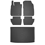 MOTOS Kit de tapis de voiture et de tapis de coffre en caoutchouc pour Ford EcoSport II 2017-2022 Amliorez votre confort de voyage avec tapis antidrapant voiture ElToro- Tapis de sol voiture tous te