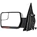 SCITOO Towing Mirrors fit for 2004-2014 for Ford for F-150 Blind Spot Mirror Power Heated Chrome Puddle Signal Double Glass (Driver Side)