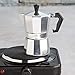 Primula Classic Stovetop Espresso and Coffee Maker, Moka Pot for Italian and Cuban Café Brewing, Greca Coffee Maker, Cafeteras, 3 Espresso Cups, Silver