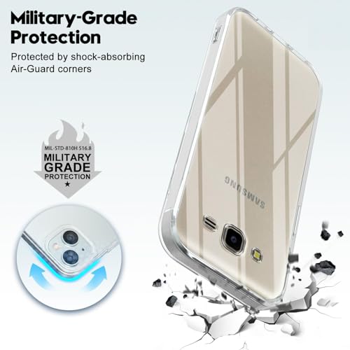 Image of Jkobi Back Cover for Samsung Galaxy J7 Nxt (Silicone Clear Shockproof Case with Camera Protection | Soft and Flexible | Transparent)