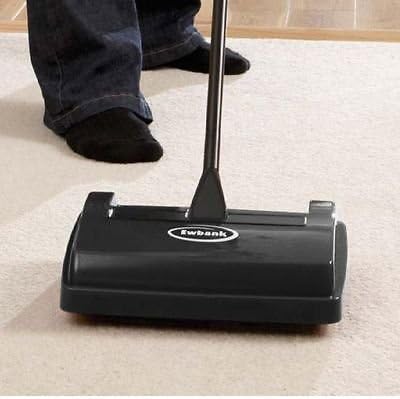 Ewbank Manual Carpet Sweeper Handy Black Speed Cleaner Floor Sweep With Handle by Ewbank