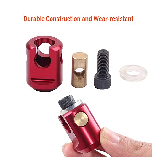Sopoger Bow Stabilizer Quick Disconnect Double Joint Archery Shock Absorber Connector Adjustable Bow Rod Stabilizer (Red) #TOP1