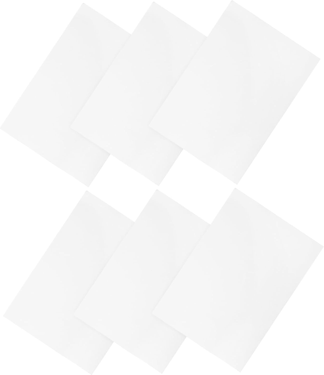 Angoily 6pcs Water Soluble Embroidery Stabilizer Sticky Adhesive for Easy Pattern Transfer Shirts Bags Hats and Projects