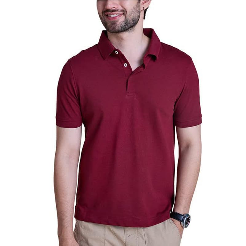 Polo homme séchage rapide coupe tactique bordeaux confort - 6