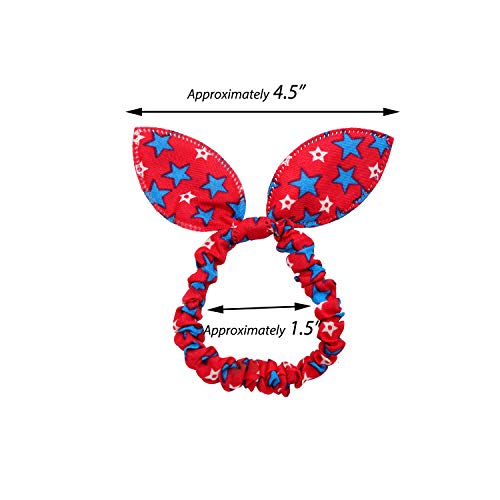 40Pack Cloth Baby Hair Ties,Kids Hair Scrunchies, No Tugging Fabric Covered Small Ponytail Holders Bunny Rabbit Ears Hair Bows Elastic Hair Ties For Toddlers Girls Kids #TOP1