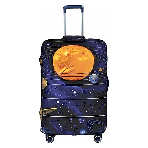 Housse anti-poussière valise voyage blanc M pour éviter les rayures de bagages