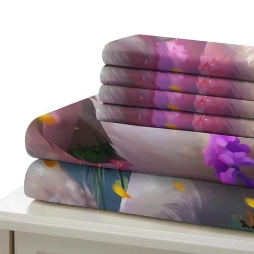 Parure de lit imprimé en 3D super king housse de couette ultra douce 260x220 - 7
