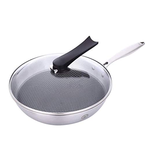 Preisvergleich Produktbild Kochgeschirr, Pfanne, Küchenwerkzeuge, Eisen-Wok, Gusseisenpfanne, nicht beschichteter Topf, allgemeine Verwendung für Gas- und Induktionsherde, handgefertigter großer Wok, natürliches Gusseisen