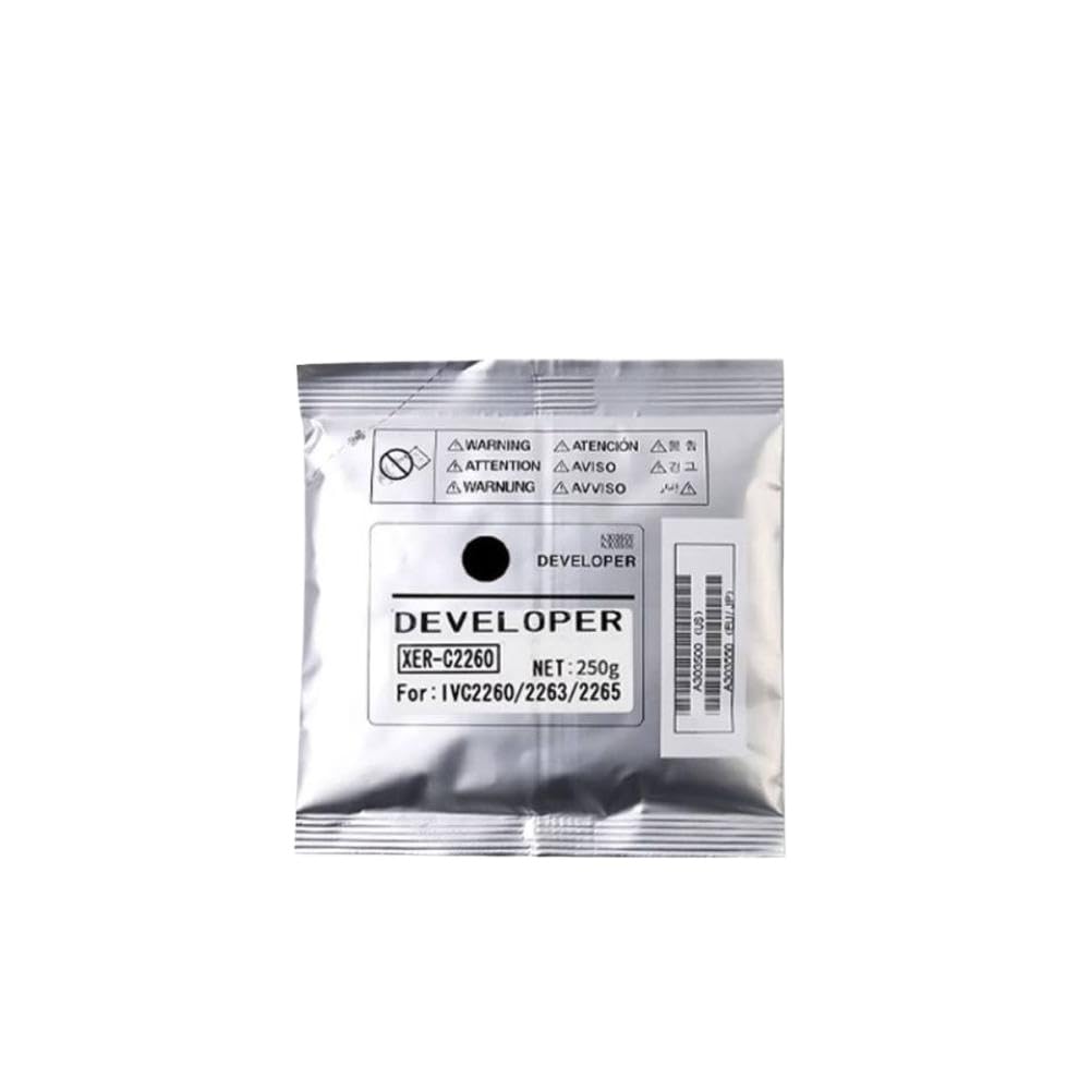 C2260 Entwicklermaterial 250 g, kompatibel mit C3300 C2265 C2263 C2060 C3060 2560 7120 7123 7125 7220 7225(BK)