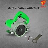 Leofast Professional Cutter for Marble/Tile/Wood, 110mm, 1150 Watts, 13000 RPM (Green)