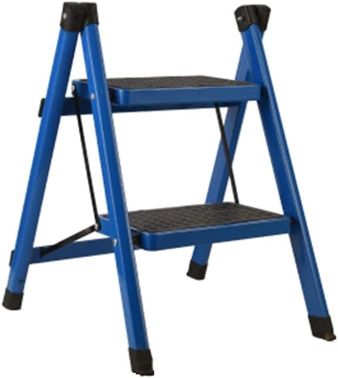 OKUOKA Step Stool, Dormitory Ladder Household Collapsible Ladder Multifunction Hanging Ladder Step Stool (Color : #1) Step Ladder (#5)