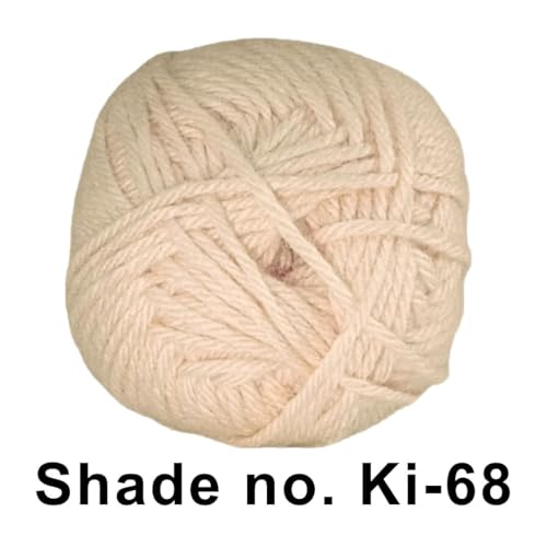 Image of VCR Warm Beige Yarn, 100 Grams Hank, 190 Meters Length, Acrylic Ball for Crochet and Knitting, Soft Crosia Threads, Pack of 1 Yarn, Suitable for DIY Crafts