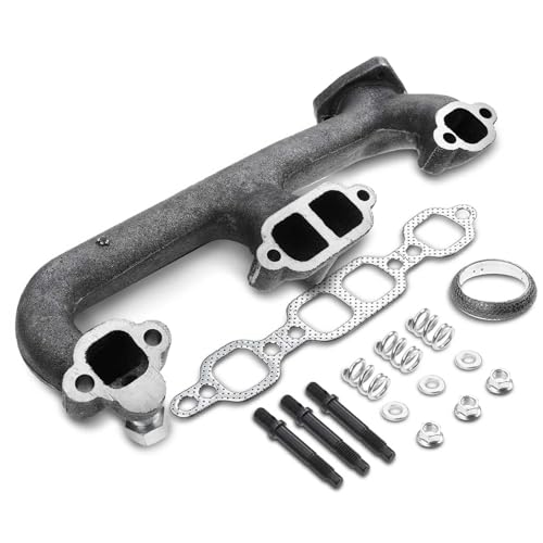 A-Premium Left Side [V8 5.0L 5.7L] Engine Exhaust Manifold W/Gaskets Compatible with Chevy & GMC - C1500 C2500 C3500 K1500 K2500 K3500, Tahoe, Suburban, Blazer, Yukon, G10, G20, G1500 by A-Premium - Image 9