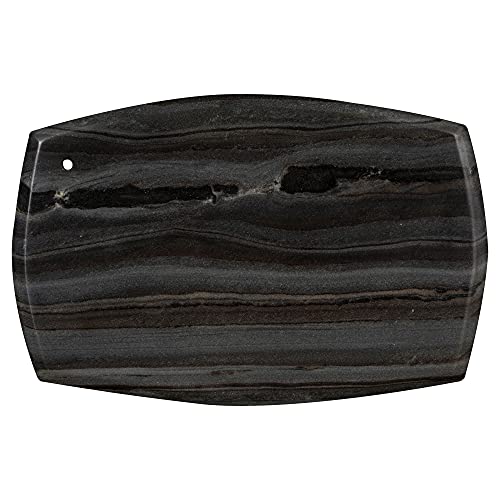 Crocon Black Grey Marble Cutting Board 12X8 Inch Board For Meat And Nut Pizza And Pastry Dough And Multi-Purpose Board Kitchen Accessions & Decor Best Gift For Mother And Cooking Lover #TOP19