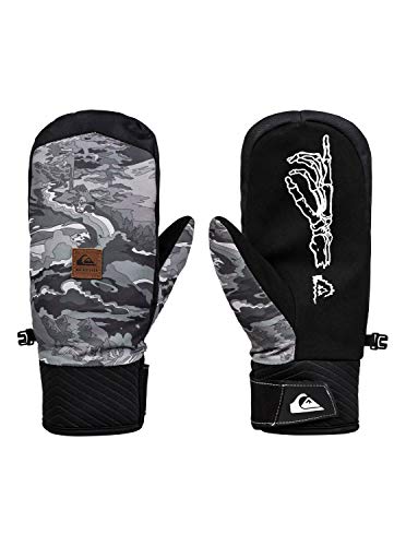 Quiksilver Mens Method - Snowboard/Ski Mittens for Men Snowboard/Ski Mittens Black L