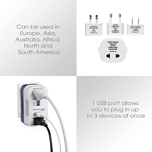 Travel Smart TS703CRN Infinitipro By Conair Travel Voltage Converter With Adapter Plugs For Hair Styling Tools & Appliances By Travel Smart thumb #3