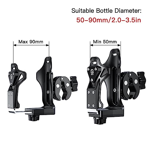 Porte-bicyclette rotatif robuste et cage de support de bouteille d'eau pour remorque - 2