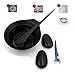 Ofanyia Kit de teinture pour les cheveux Peigne pour teinture pour les cheveux Pinceau Cache-oreilles Salon de coiffure Outil de teinture de coiffure Ensemble de coloration des cheveux