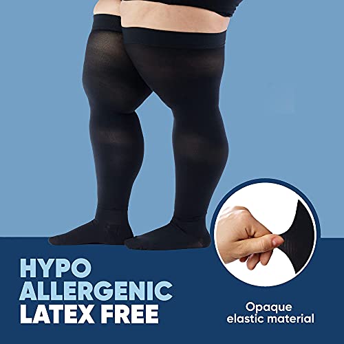 Absolute Support A2017BL3 Thigh High Compression Socks thumb #3