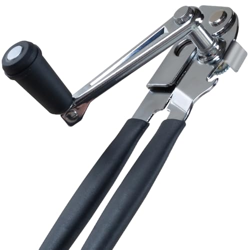 Vwmyq Manual Can Openers Heavy Duty Swing Away Commercial Long Big Handle Can Opener With Crank,Black thumb #5