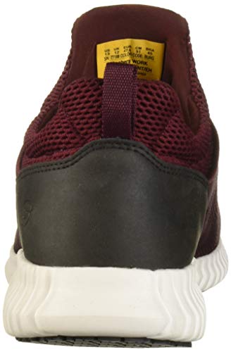 Image of Skechers Men's Cessnock Food Service Shoe - Burgundy